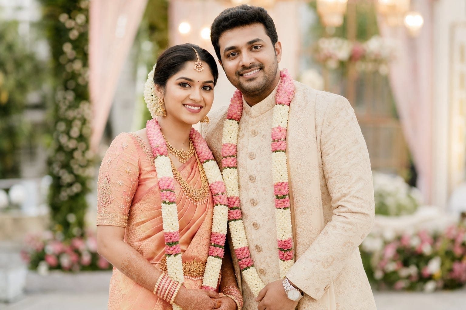 Padmashali matrimony success story - Karthik &amp; Sowmya