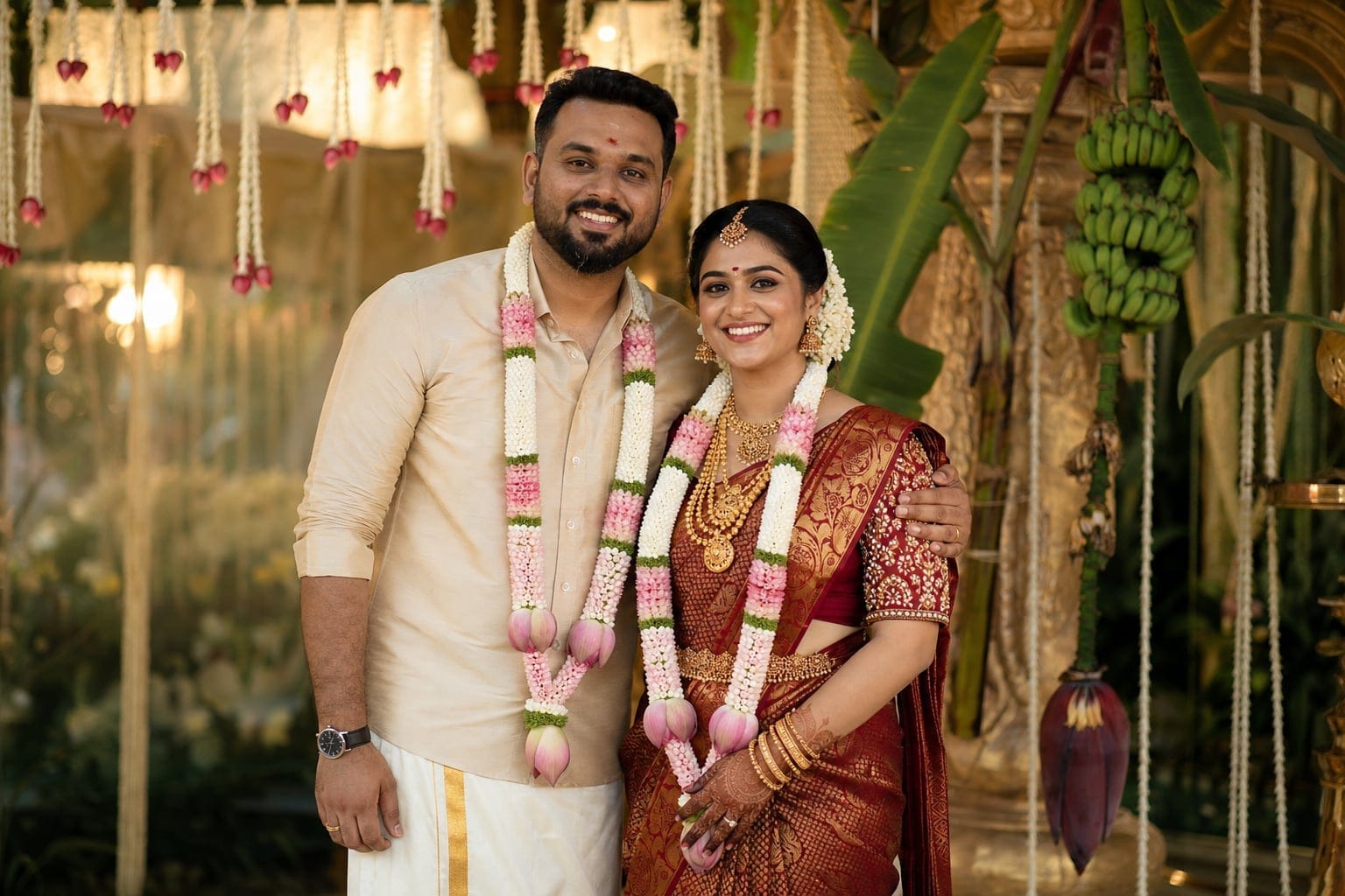 Padmashali matrimony success story - Naveen &amp; Haritha